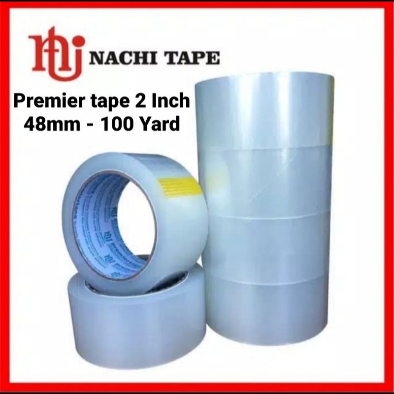 

Lakban Plakban OPP 2 Inch Nachi Premier Tape 48mm 100 Yard