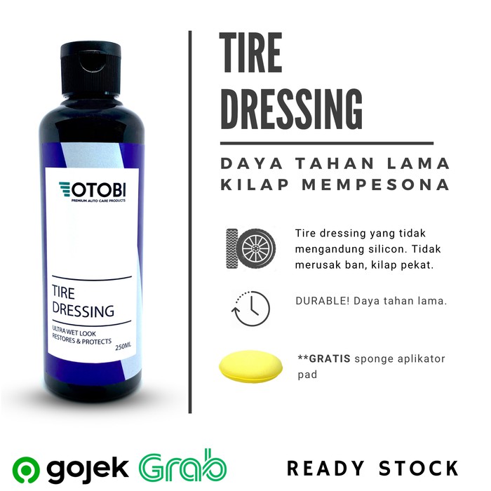 Tire Dressing Semir Ban Tahan Lama Otobi - Tidak Mengandung Silicon