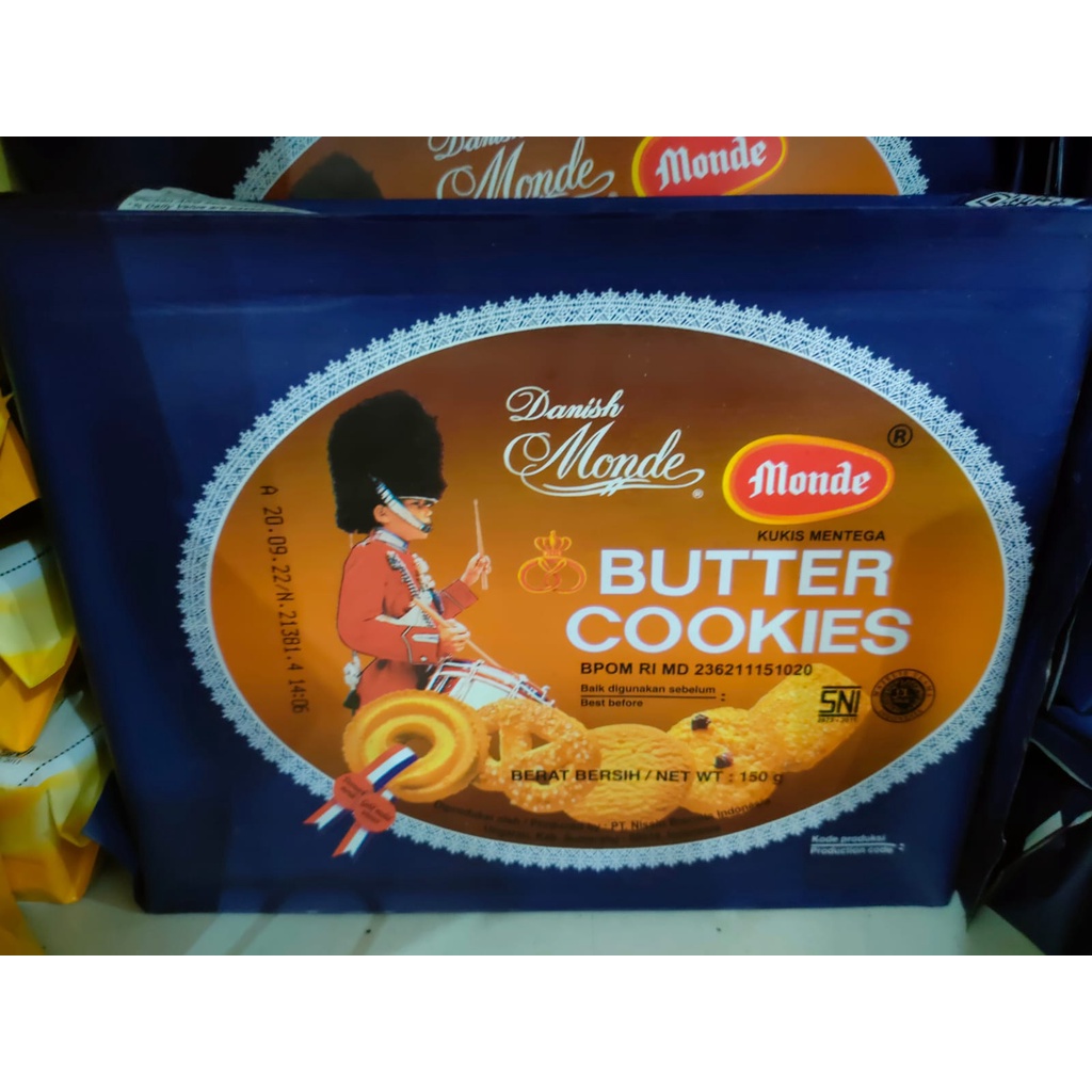 

DANISH MONDE BUTTER COOKIES 150GR SNI [MM]