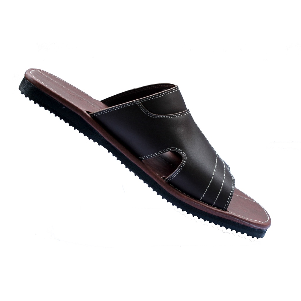 Sandal Pria Kulit Asli Rasheda GR 41 Kokop Slide All Size