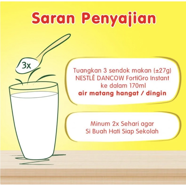 Susu Dancow Instan 1 pack isi 10 sachet @27 gram