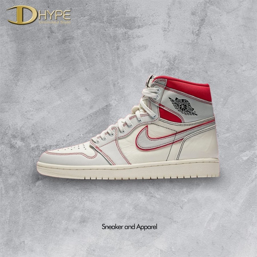 AIR JORDAN 1 RETRO HIGH PHANTOM GYM RED