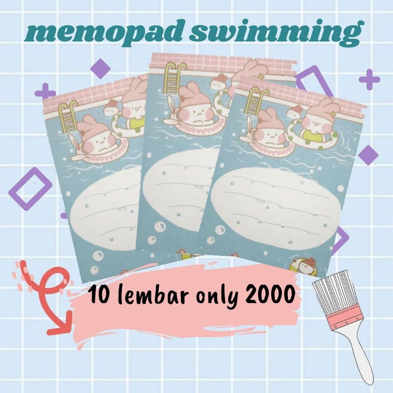 

Memopad Swim (10 lembar)