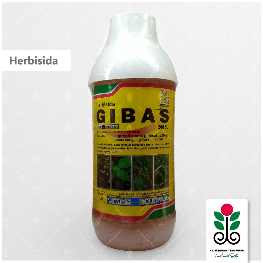 GIBAS 240 SL HERBISIDA BASMI RUMPUT GULMA SAMPAI AKAR | 1 LITER