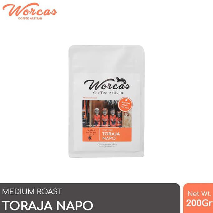 

Kopi Arabica Toraja Napo 200 Gram Medium Roast (Biji/Bubuk) - KOPI BIJI