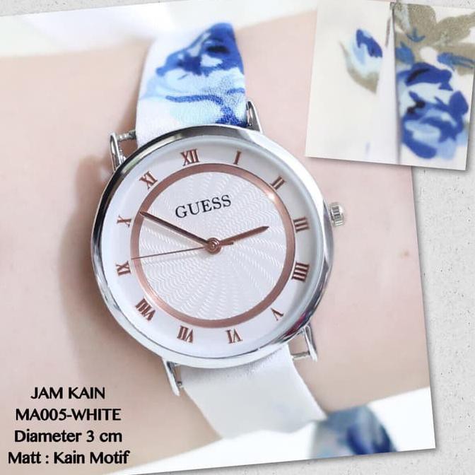 GROSIR JAM TANGAN MURAH MONOL GUESS DISTRIBUTOR SUPPLIER JAM KAIN DOTS