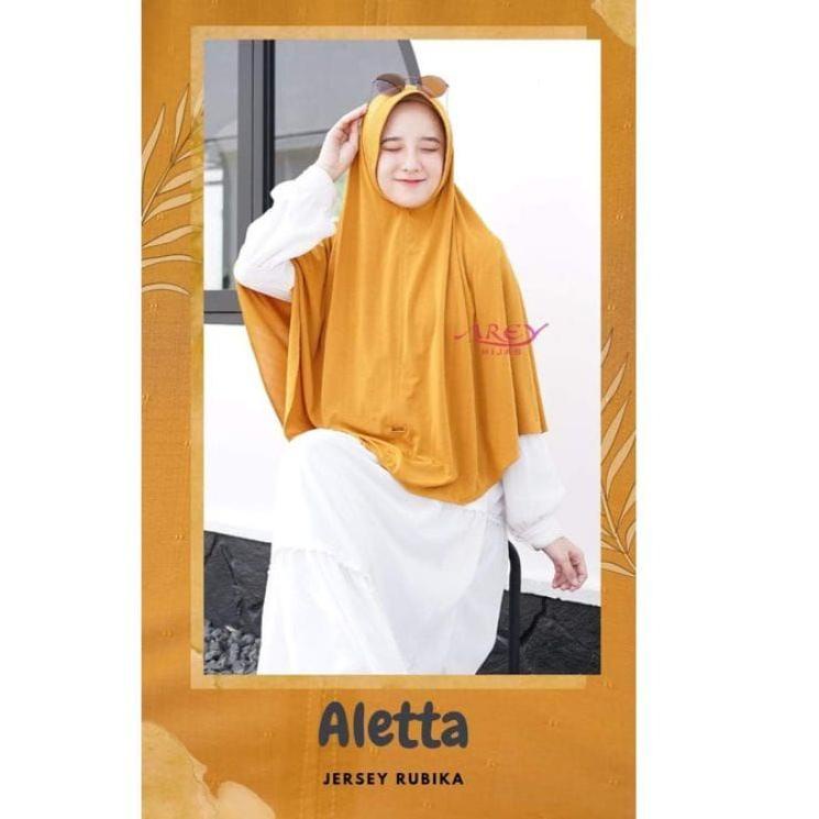 ベ [ Original Arey ] ALETTA ••hijab instan pad••hijab syar'i ••hijab instan jersey Rubika む