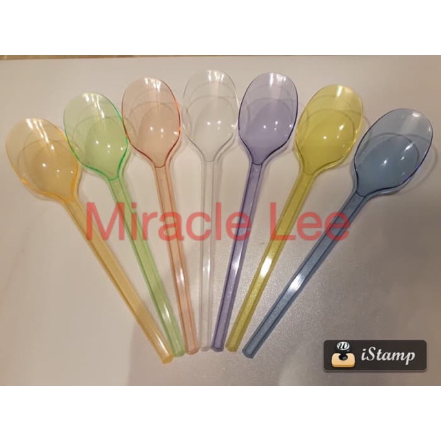 Sendok Makan - Sendok Warna Warni - Sendok Plastik - Warna - FOOD GRADE