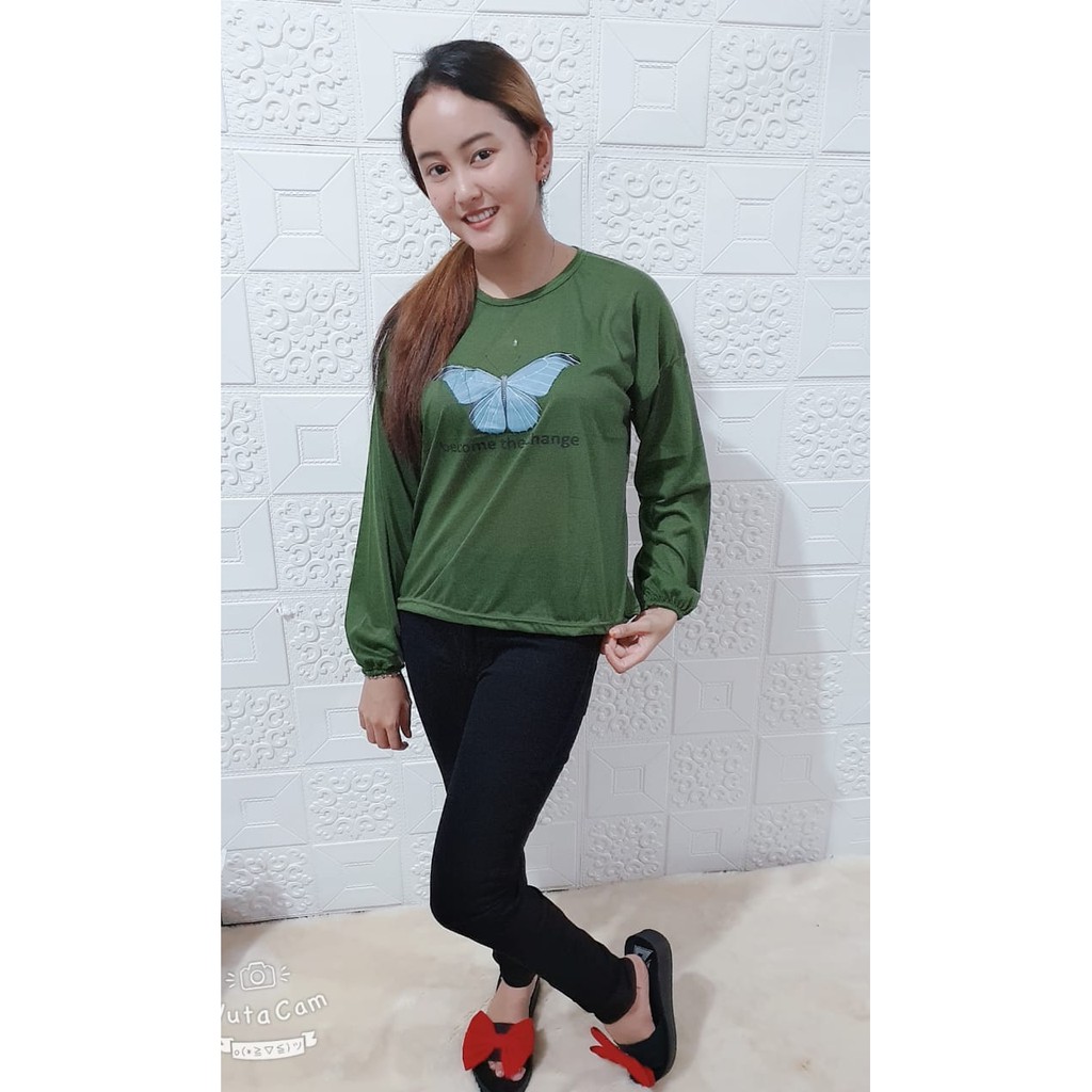 Lucy Top Blouse Butterfly Fit XL