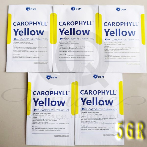 Original DSM Carophyll caropil Yellow Repack 5gr