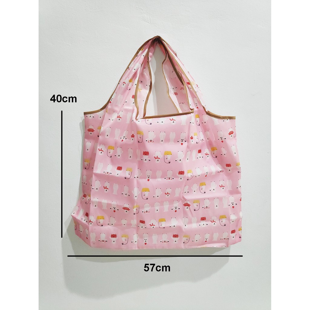 Shopping Bag LARGE BESAR / Tas Belanja Lipat Besar / Ecobag Kantong Belanja