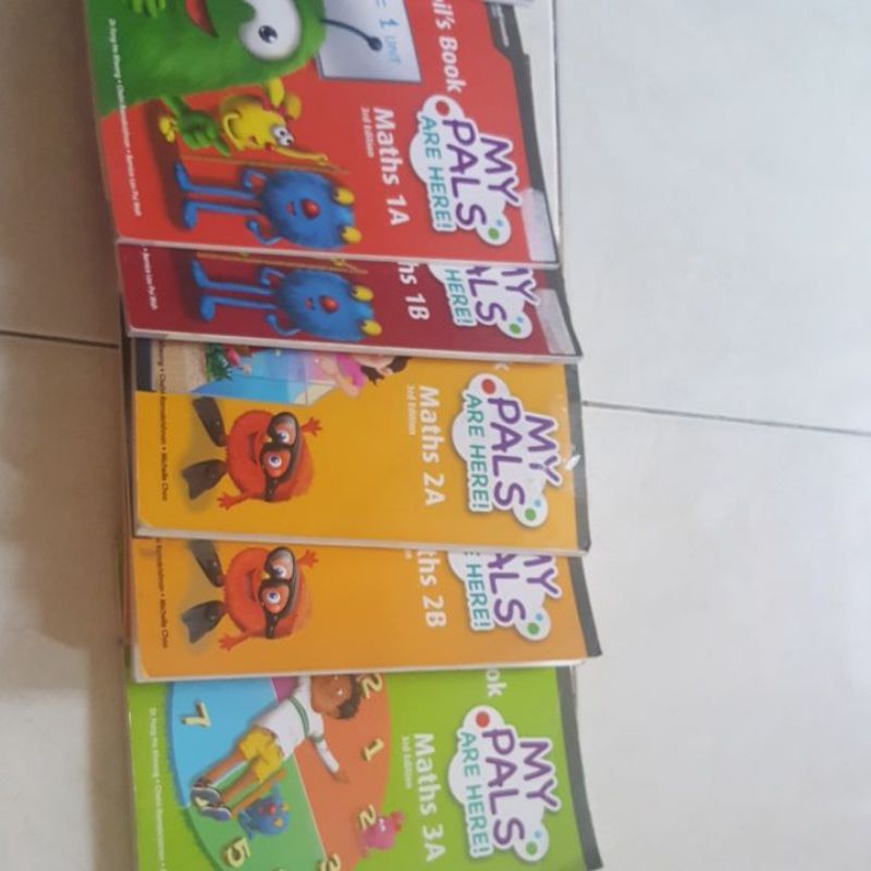my pals are here pupils book math 1A 1B 2A 2B 3A3B 4A4B5A5B 6A 6B (second)