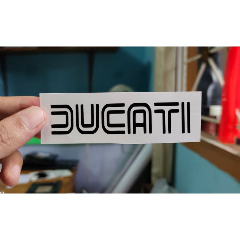 

stiker Ducati 1 custom cutting stiker murah