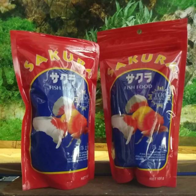 

Sakura 100gr/ pakan ikan/fish food