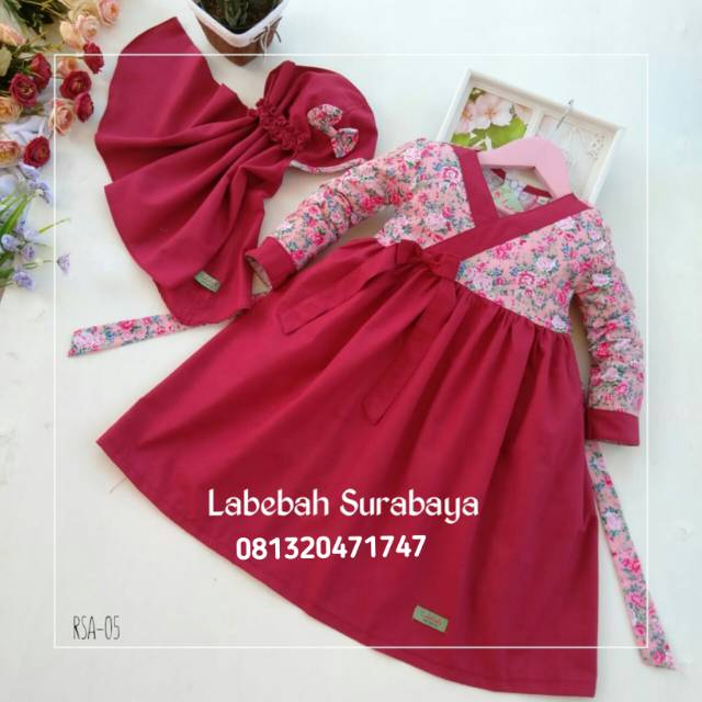Gamis Hanbok Anak Labebah Gamis Kimono Shopee Indonesia