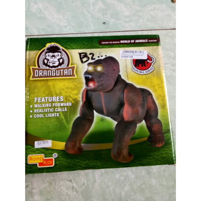 MAINAN EDUKASI ANAK ANIMAL BINATANG ORANG UTAN KINGKONG GORILLA