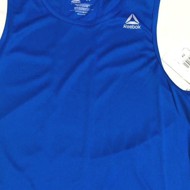 =% Kaos Singlet Running Fitness Gym Original Reebok