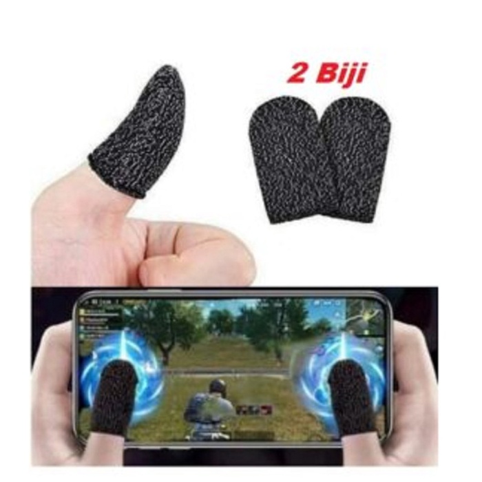 BAROKAH GAMIS Sarung Tangan Jari Jempol Gaming Anti Slip Keringat touch screen glove