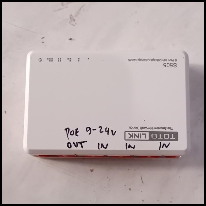 Switch Totolink S505 Modif Poe In 3 Port Poe Out 1 Port