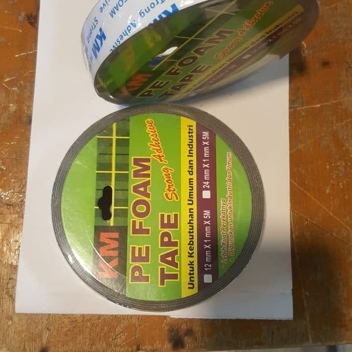 

Double Tape KM Ukuran 24MM X 5M Pe Poam