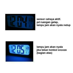 Jam Digital Sensor Bisa Snoze Dan Nyala SA