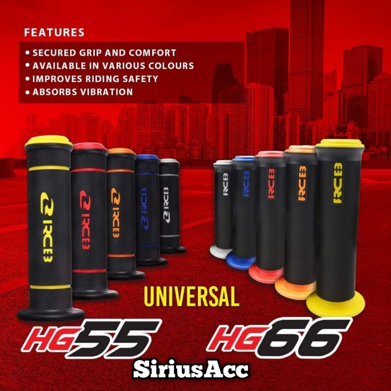 Hand Grip RCB HG 55 Handle Grip RCB HG 55 Universal Nmax Pcx Ninja Beat Vario Scoopy Vixion Aerox Mi
