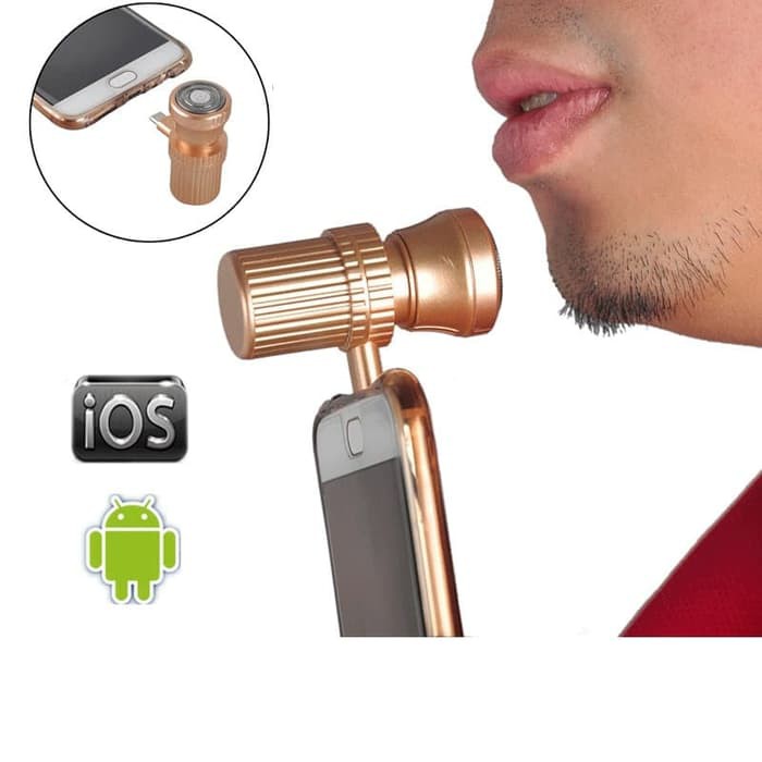 OK Bandung TOP BANGET Mesin Cukur Kumis Jenggot Menggunakan Handphone Android