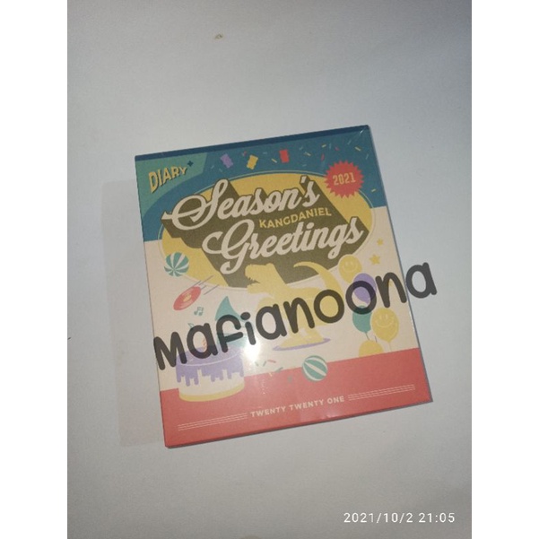 [Ready stock] New Kang Daniel season Greeting 2021 Diary