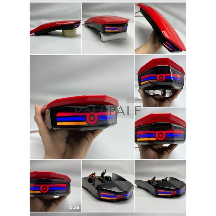 UNDERTRAIL KLX 150/SPAKBOR BELAKANG KLX150/STOP LAMP KLX 150 DTRACKER