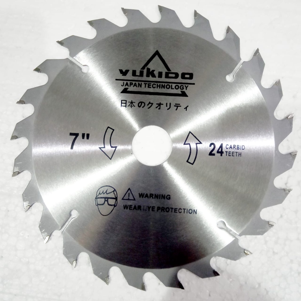 YUKIDO Mata Pisau Potong Kayu / Triplek 4&quot; 7&quot; x 24T 40T Wood Circular Saw Blade kayu triplek BERKUALITAS