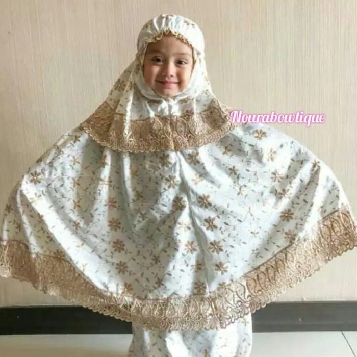 mukena anak 5-7 tahun mukena prada sutra perlegkapan ibadah fashion
