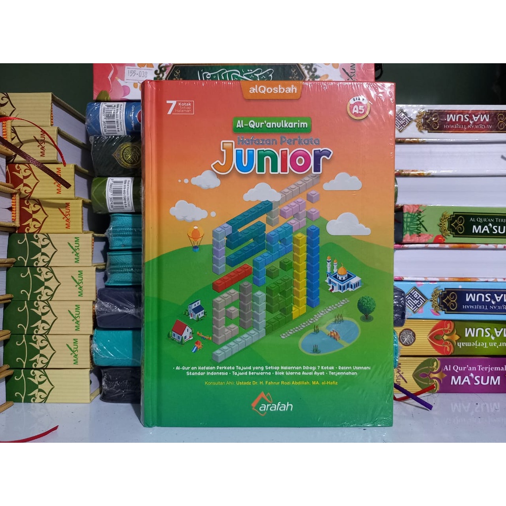 Alquran Hafazan PERKATA JUNIOR 7 Blok Warna , Al Quran Hafalan Uk A5