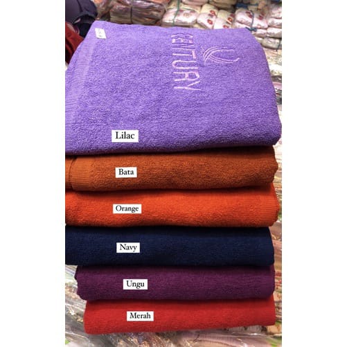 HANDUK MANDI POLOS/HANDUK JUMBO/HANDUK DEWASA/HANDUK CENTURY JUMBO
