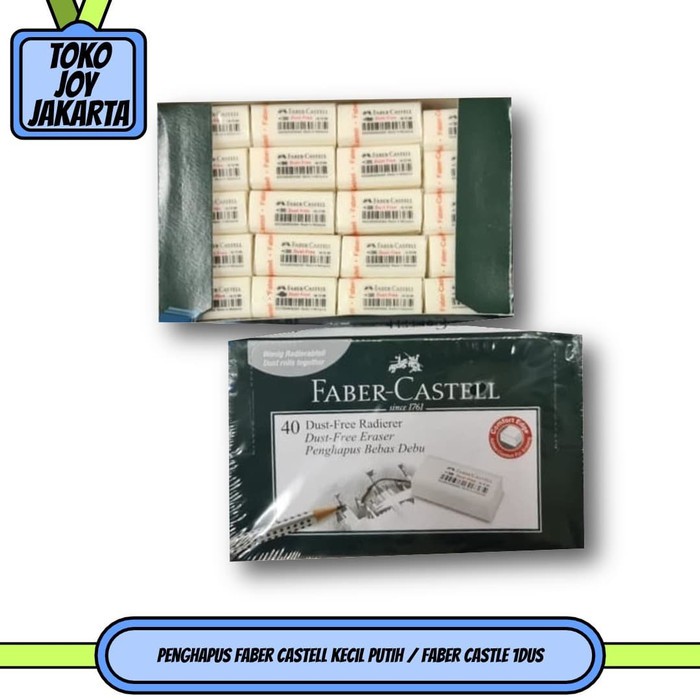

Penghapus Faber Castell Kecil PUTIH / Faber Castle 1DUS