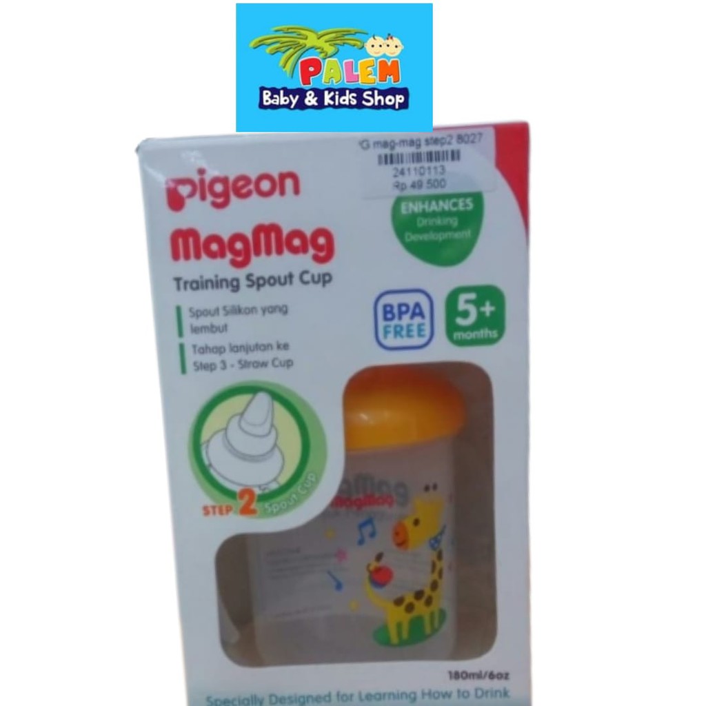 PIGEON Mag Mag Step-2 Spout Cup / Cangkir Minum Bayi TERMURAH 8027