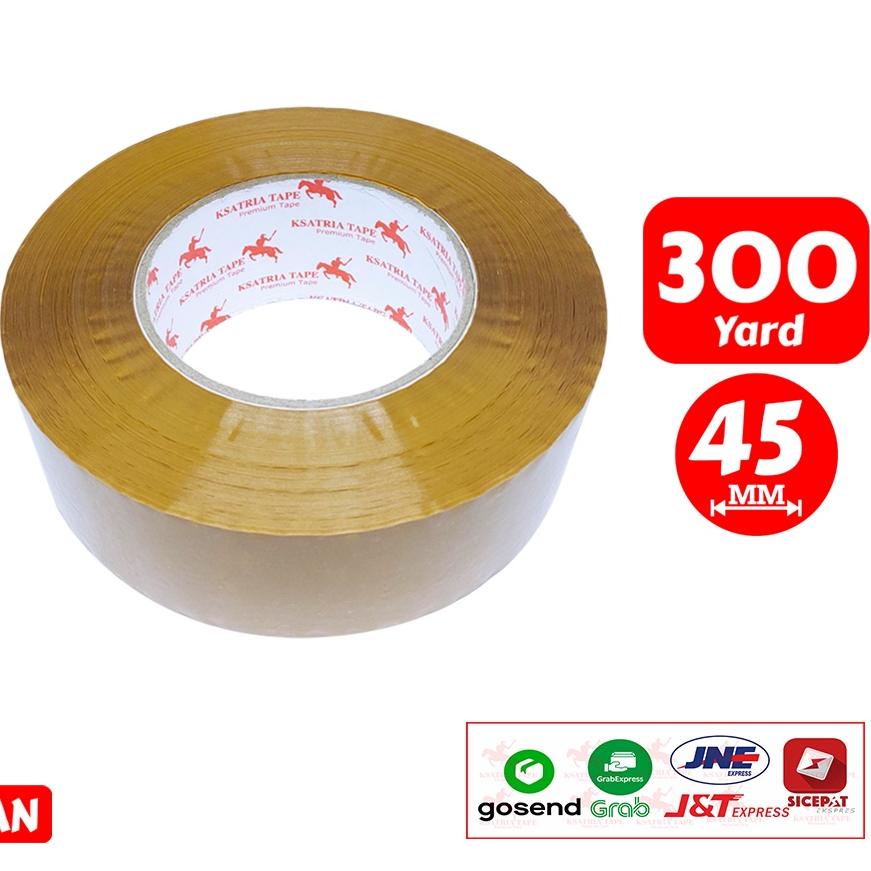 

Awal Bulan⚡ Lakban OPP Tape / Lakban Coklat KSATRIA Tape 300 Yard | Flash | COD | TERBARU | TERMURAH