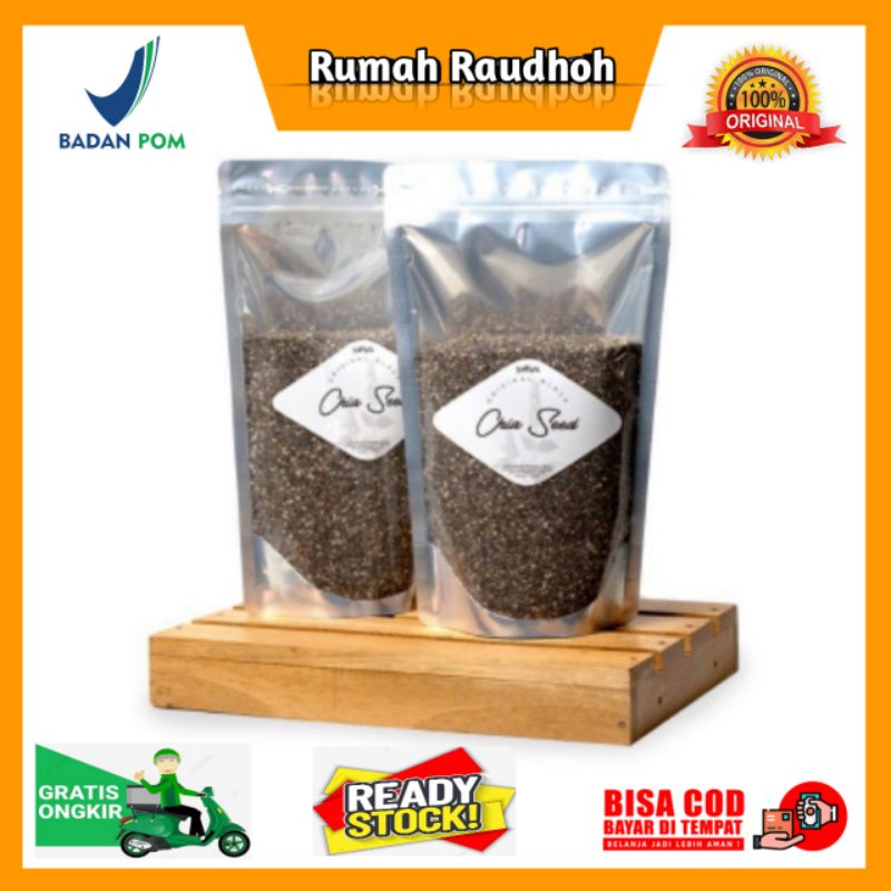 

CHIA SEED ORGANIK 100 GRAM - BLACK CHIA CHIASEED CHIAJOY PREMIUM ORIGINAL