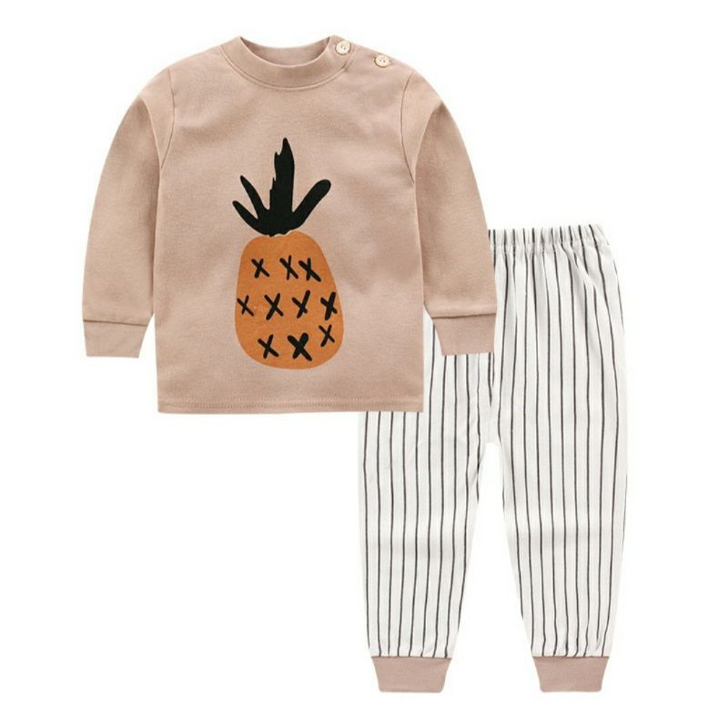 FC39  Pure Cotton Long Trousers Pajama Suits