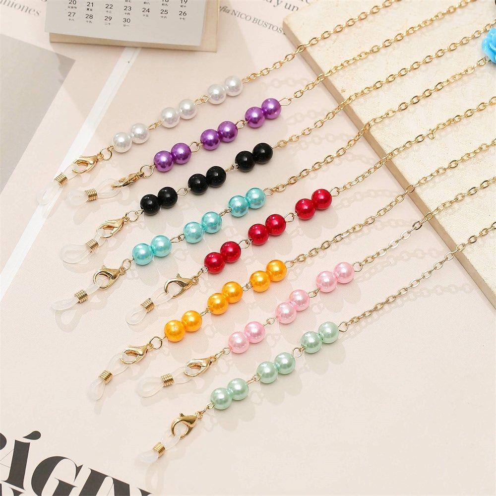 Lily Pearls Rantai Kacamata Fashion Kalung Extender Metal Sunglasses Strap