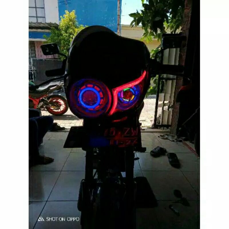 Lampu Projie Tiger Revo PC Komplit Haedlamp | Custom Haedlamp Projie dan Alis Tiger Revo