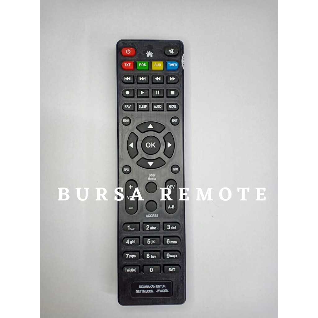 Remot / REMOTE RECEIVER PARABOLA GETMECOM 009 NEW FTA / NEW 3G / Z / AZPLAY / AVS+ / HD5 ROBOCOP