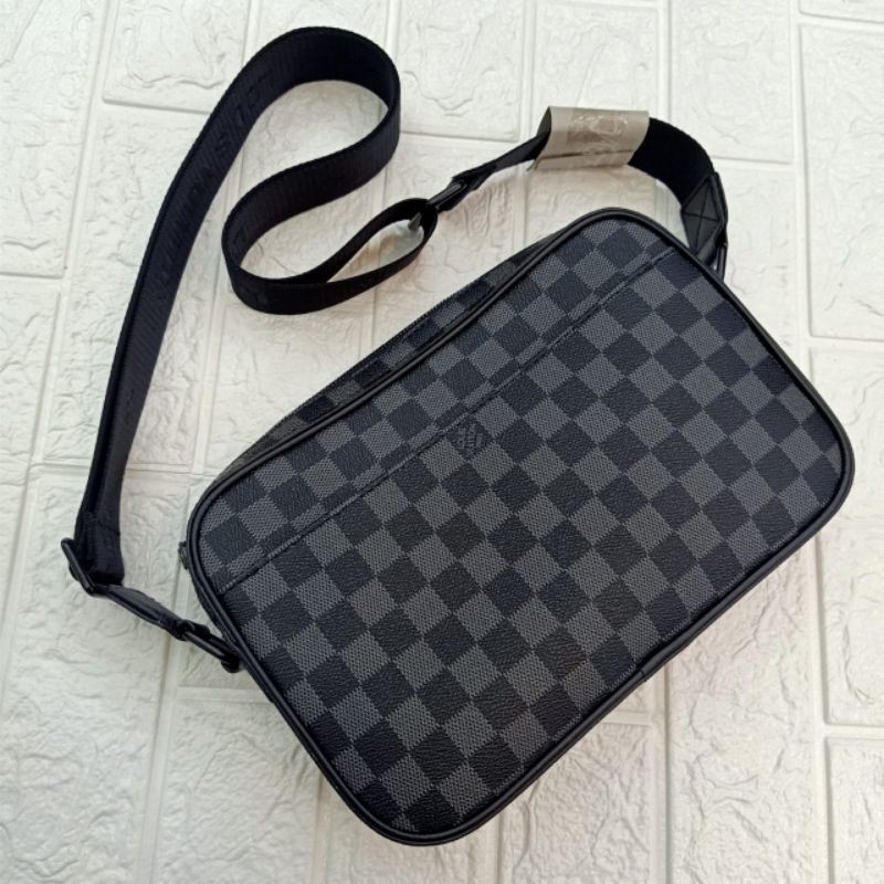 Tas Selempang LV Damier Crossbody Bag Premium Quality