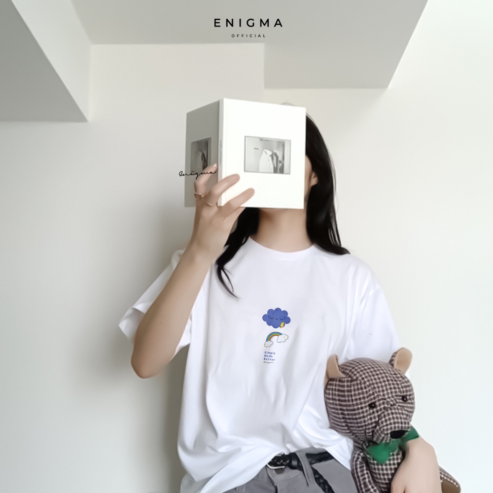 Atasan Wanita Kaos Lengan Pendek Terbaru Original Enigma Kaos Wanita Aesthetic atasan wanita simple