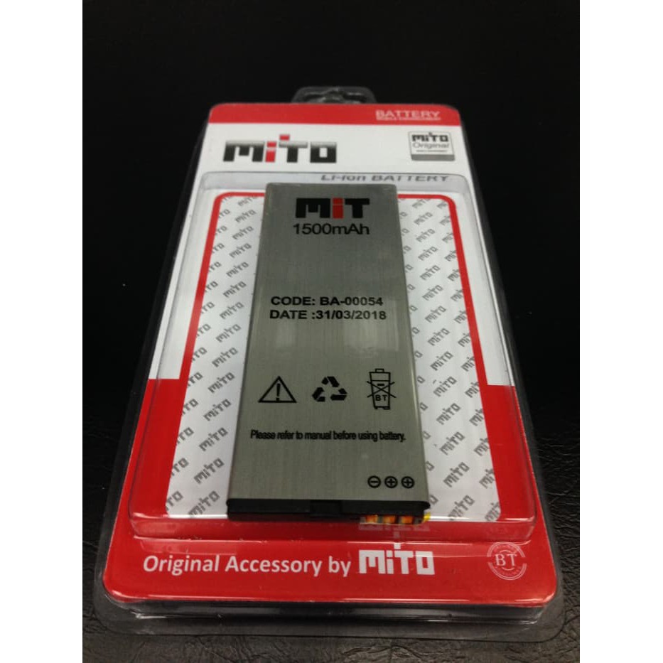 [termurah] Baterai Ba-00054 Mito A77 Original Oem Fantasy Selfie 1500mah
