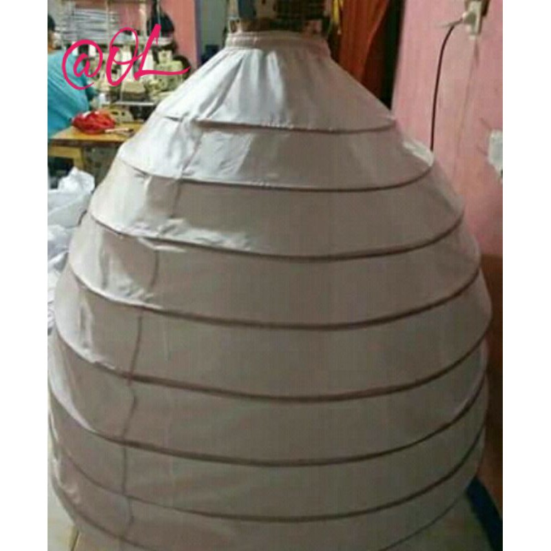 petticoat 8 ring,pengembang gaun. gaun pengantin