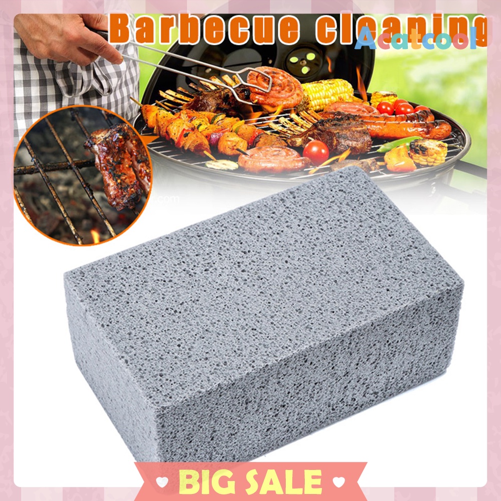 Pumice Stone BBQ Brush Barbecue Mesh Griddle Cleaning Brushes Grill Brick