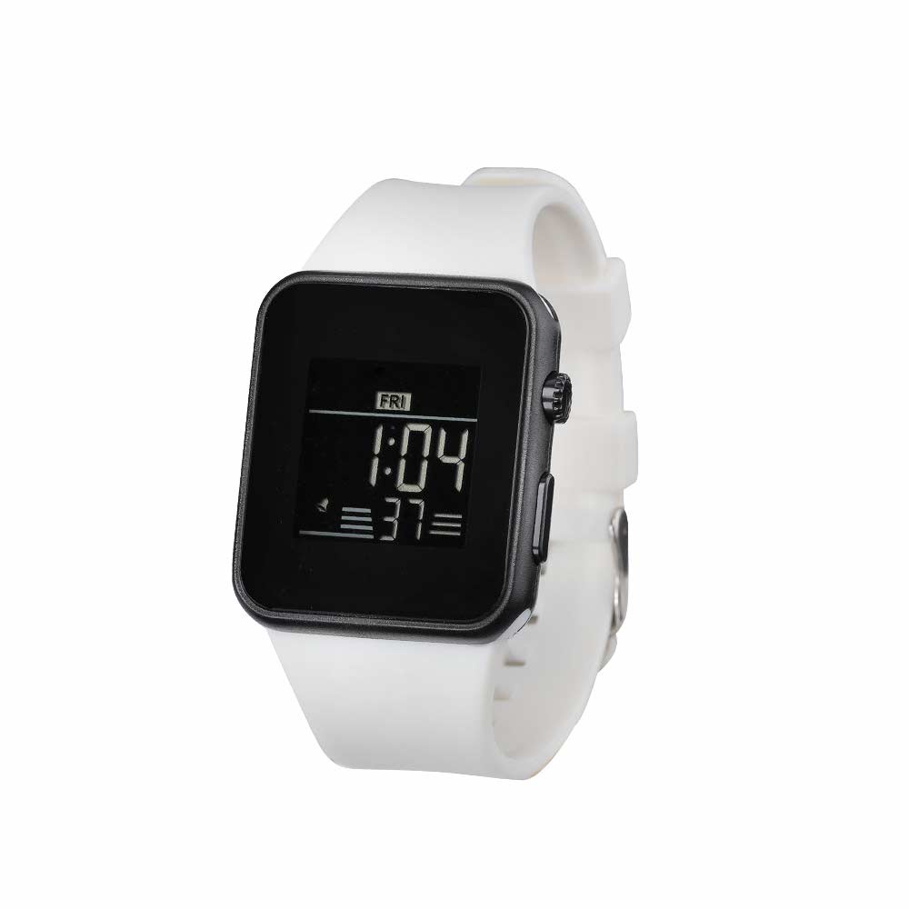 LED Watch [ Putih ] Water Resistant - Jam Tangan Digital Pria &amp; Wanita Strap Rubber LED_8042