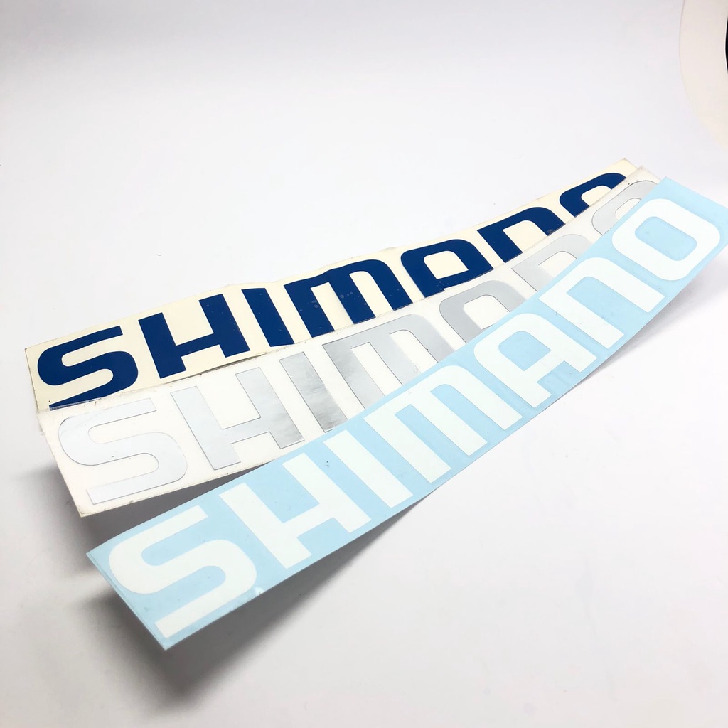 Sticker cutting shimano stiker logo