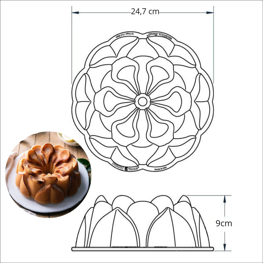 Loyang kue ANTI LENGKET |bundt Marble baking pan|loyang tulban crown