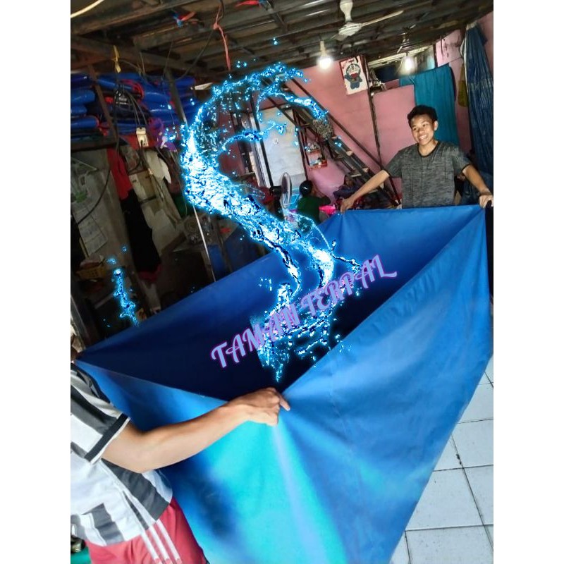 TERPAL KOLAM KOTAK ORCHID 1x2x1/KOLAM TERPAL/KOLAM IKAN/TERPAL ORCHID